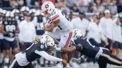 Auburn plays Vanderbilt in football.