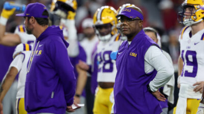 LSU interim head coach Frank Wilson.