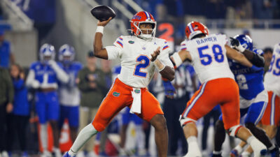 DJ Lagway plays for Florida against Kentucky.