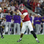 Alabama quarterback Ty Simpson.
