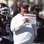 Texas A&M coach Mike Elko.