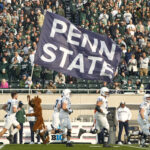 Penn State football flag.
