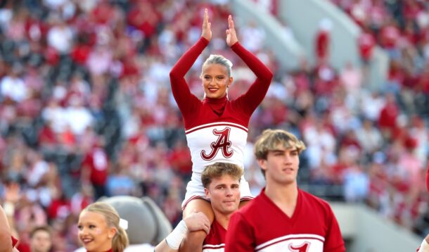 Alabama cheerleaders.