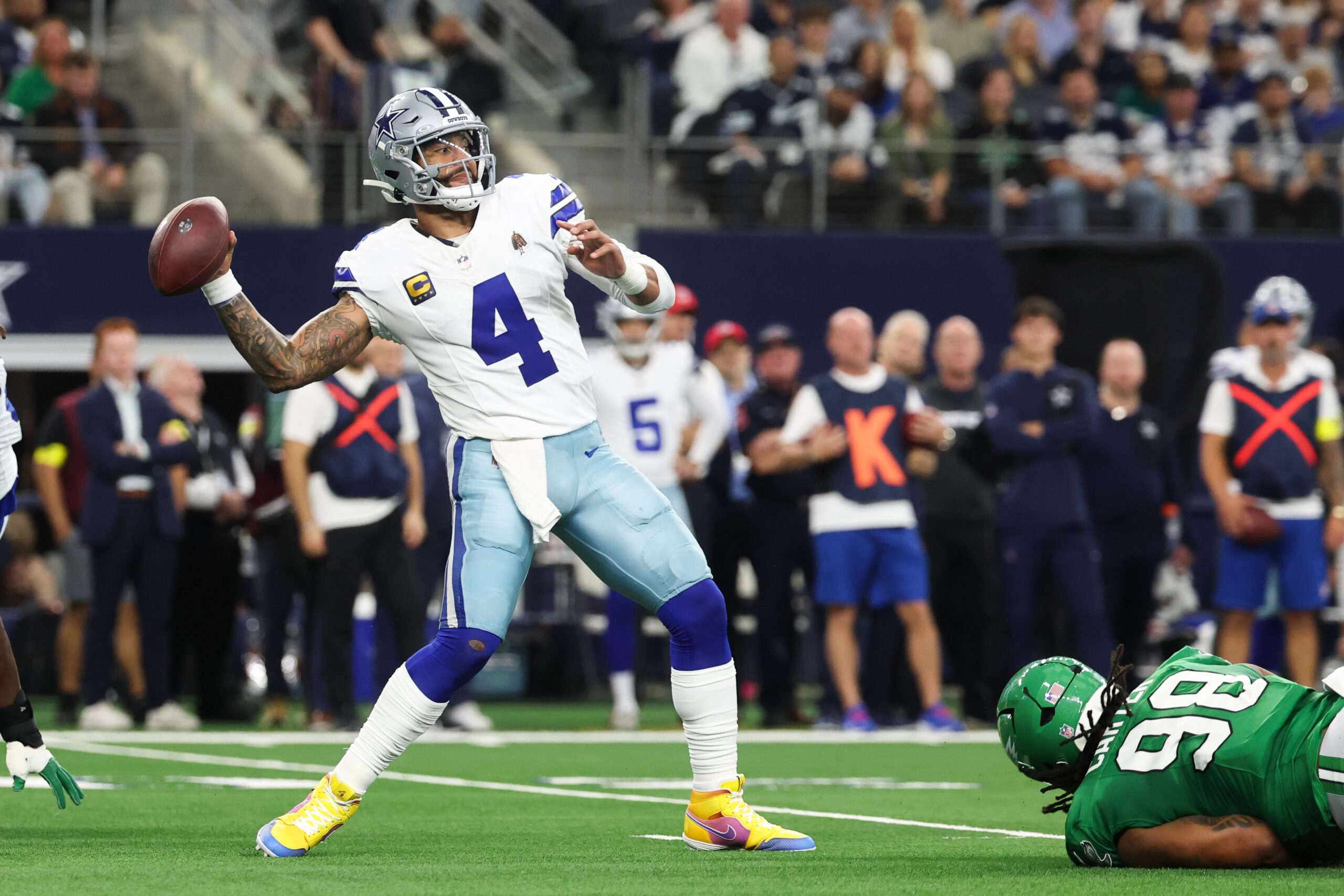 Dak Prescott breaks Cowboys&rsquo; all-time passing yards record