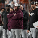 Mike Elko during Texas matchup.