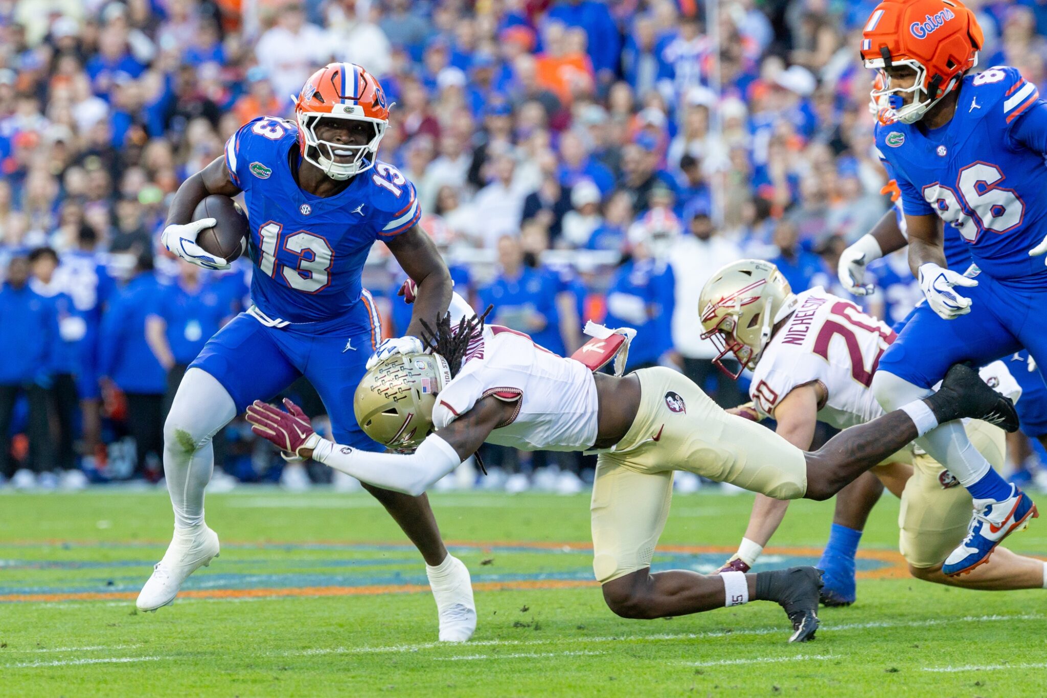 Rapid Reaction: Jadan Baugh goes berserk to lead Florida over Florida ...