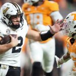 Vanderbilt quarterback Diego Pavia