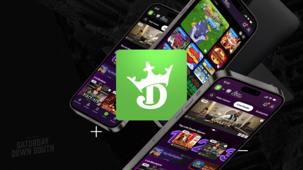 draftkings casino app icon with mobile screenshots