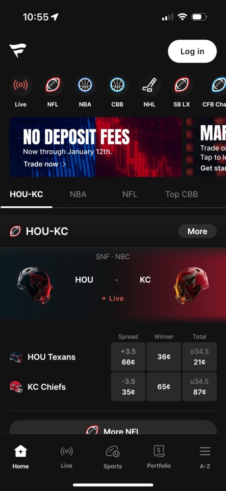 Fanatics Markets App