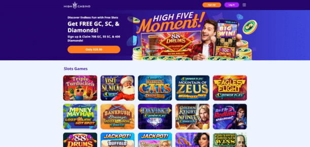High 5 sweepstakes casino