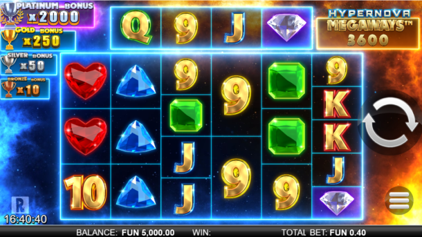 Hypernova online slots for real money