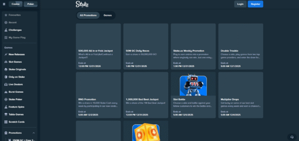 stake.us promo code sweepstakes casino