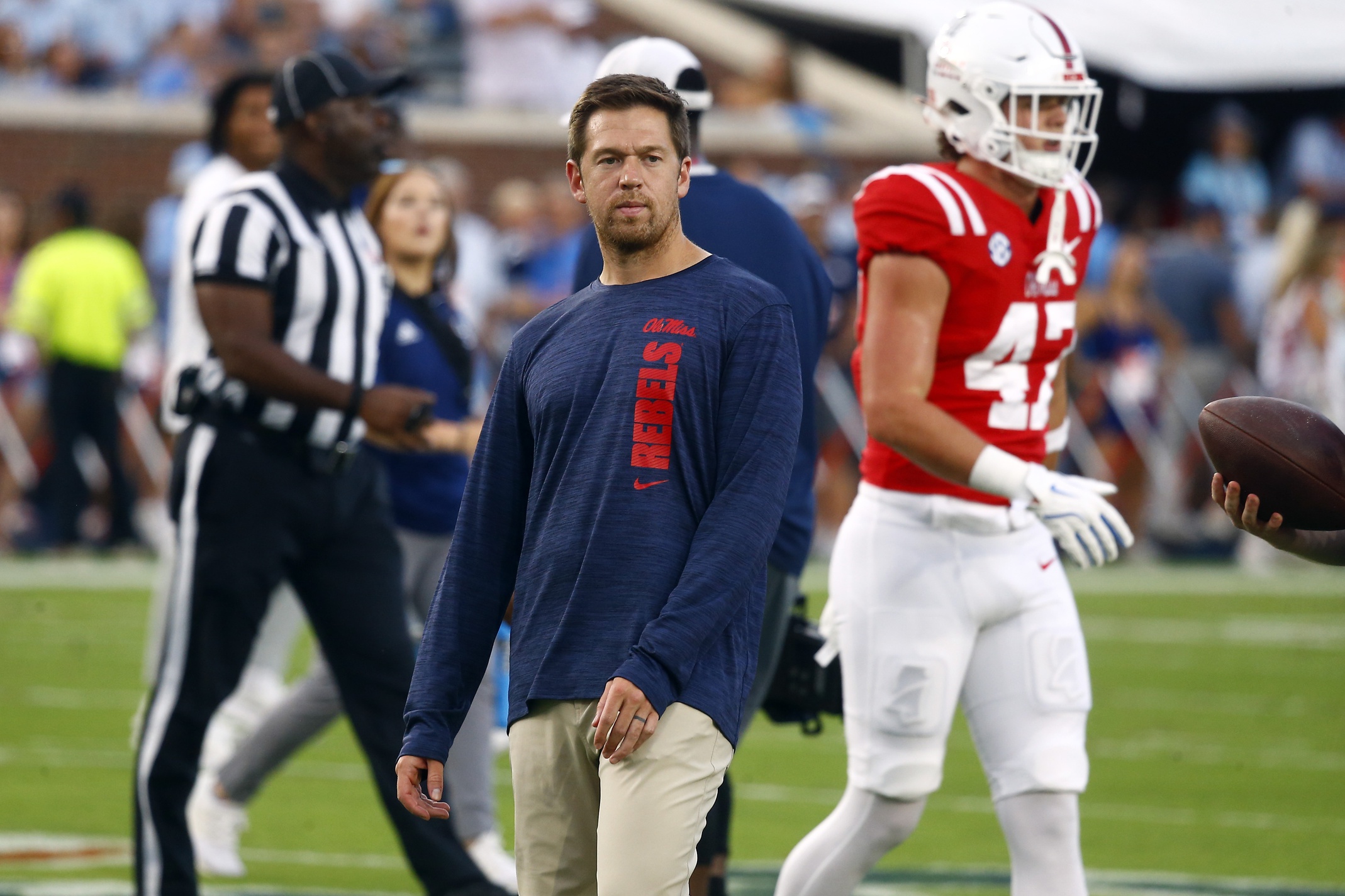 Pete Golding explains why he had &lsquo;zero concern&rsquo; with Charlie Weis Jr. calling plays in CFP