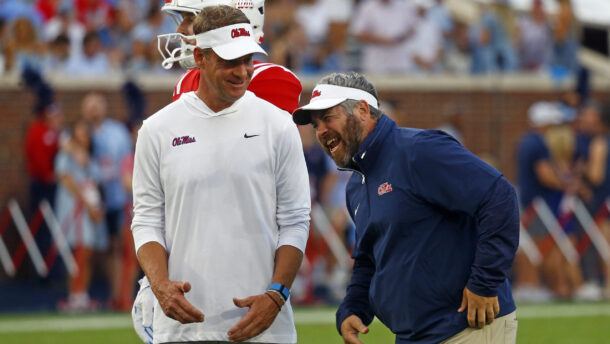 Lane Kiffin and Pete Golding.