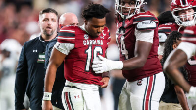 South Carolina QB LaNorris Sellers.