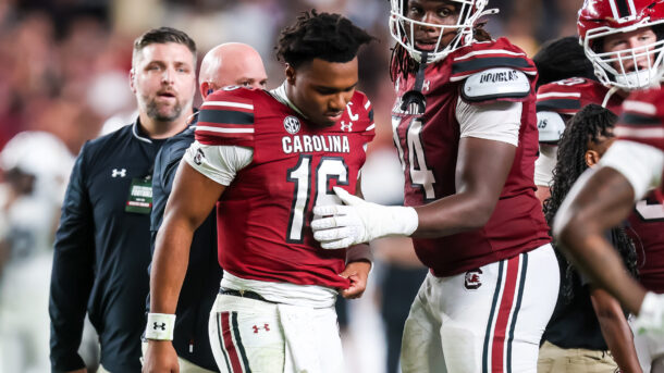 South Carolina QB LaNorris Sellers.