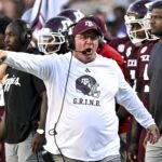 Texas A&M coach Mike Elko