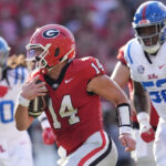 Georgia plays against Ole Miss in football.