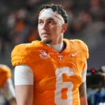 Tennessee quarterback Joey Aguilar