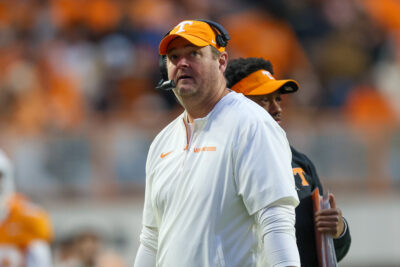 Tennessee coach Josh Heupel.