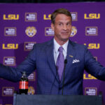 LSU coach Lane Kiffin