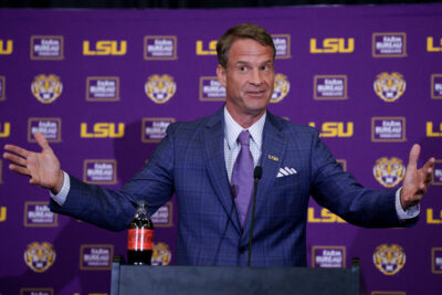 LSU coach Lane Kiffin