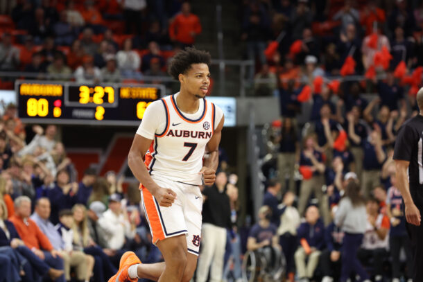 Leading scorer Keyshawn Hall leads Auburn against Purdue.