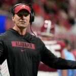 Alabama coach Kalen DeBoer.