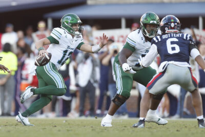 Tulane plays against Ole Miss.