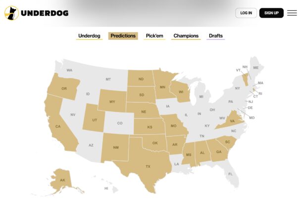 Underdog Predict Available States