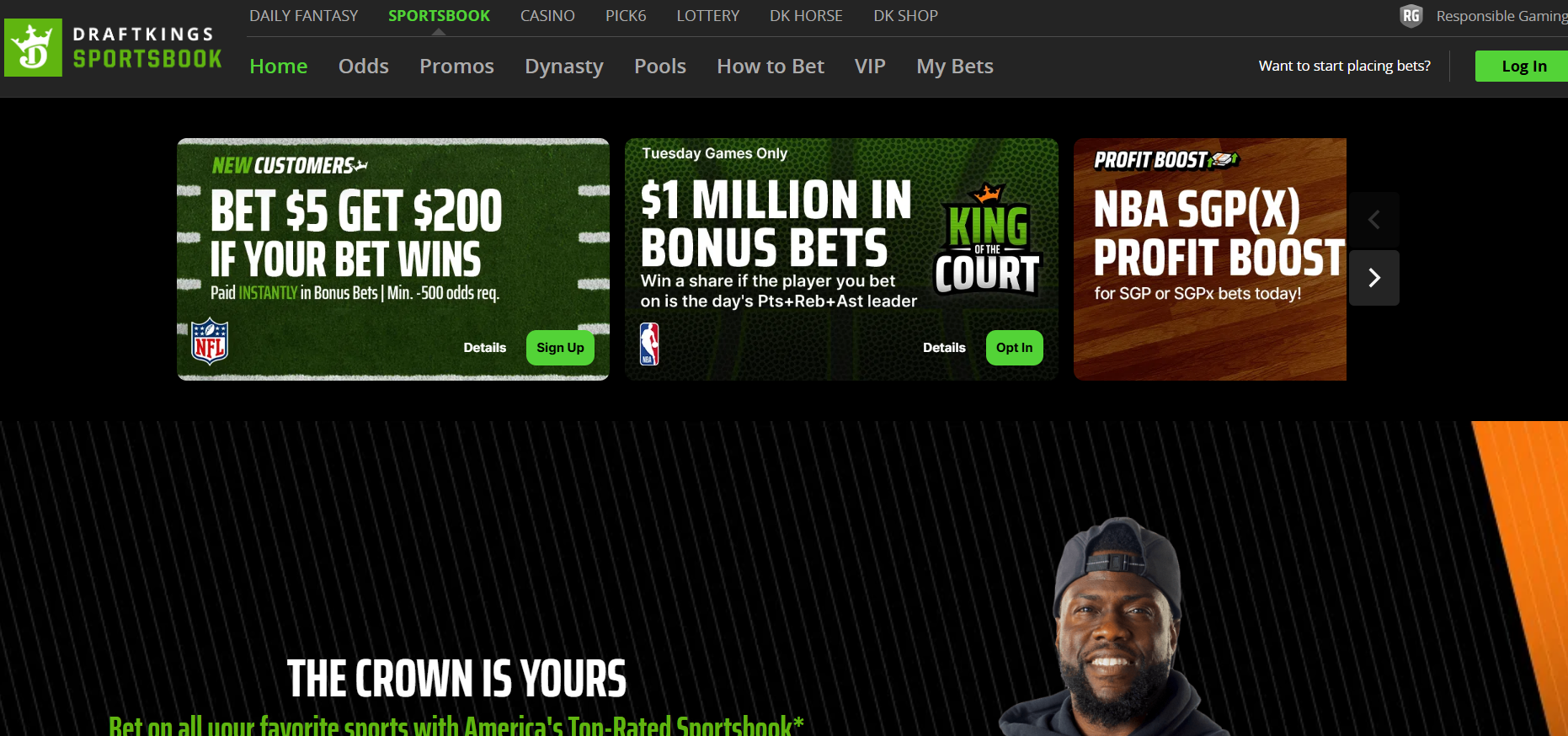 DraftKings Missouri promo code.