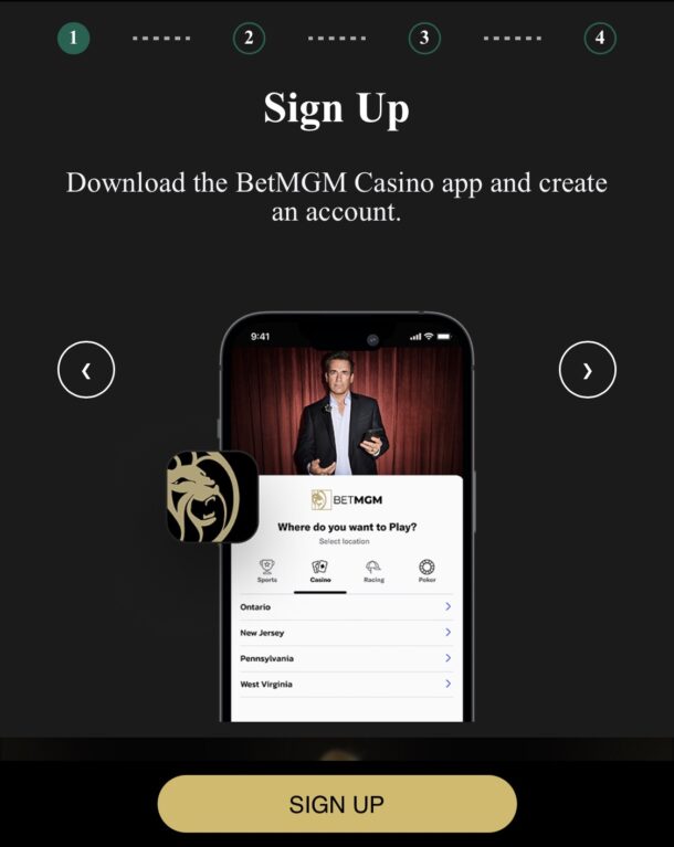 betmgm bonus code SDSCASINO sign up download app
