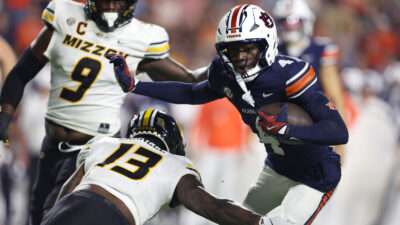 Auburn receiver Malcolm Simmons.