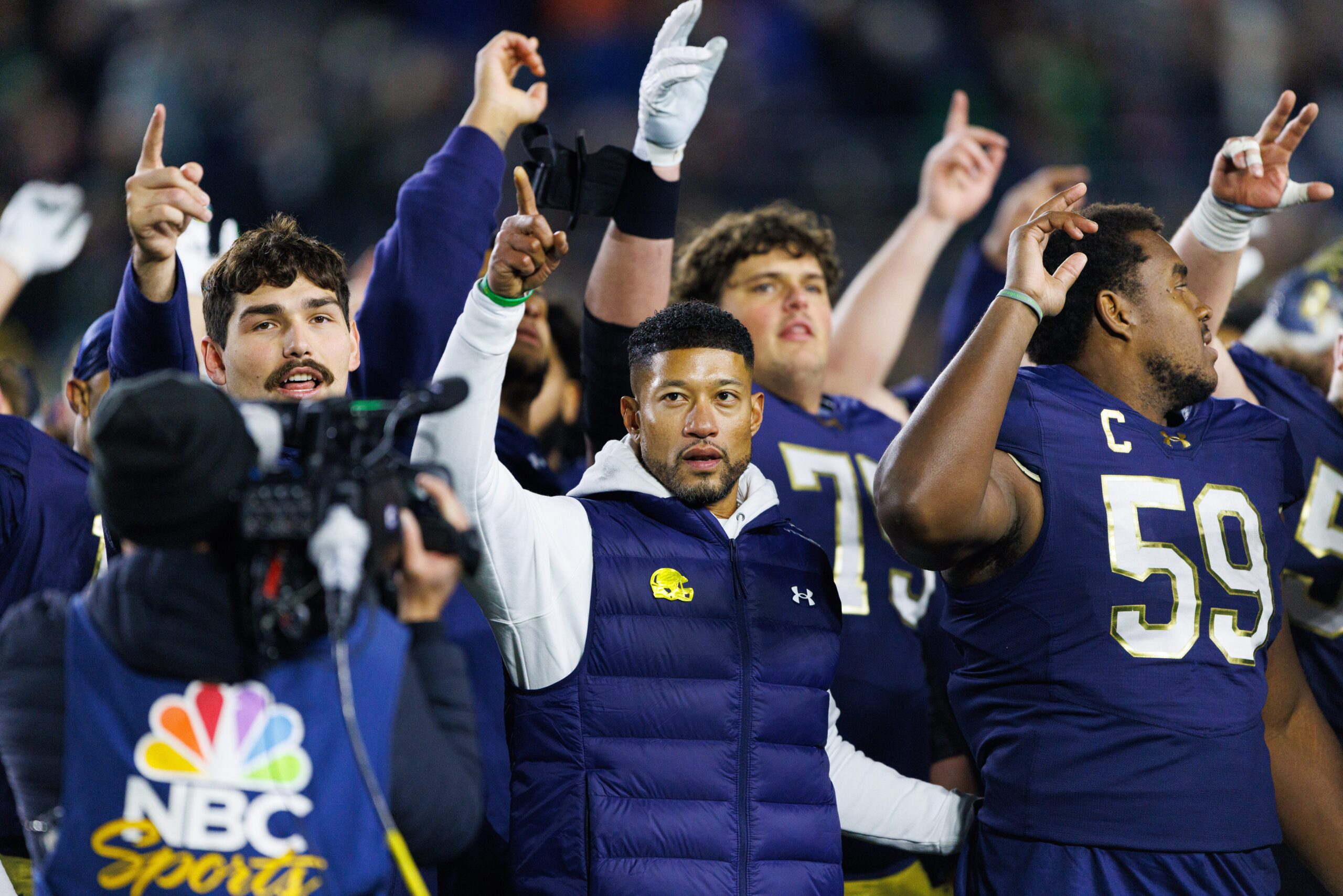 Marcus Freeman details how Notre Dame has bounced back from CFP snub