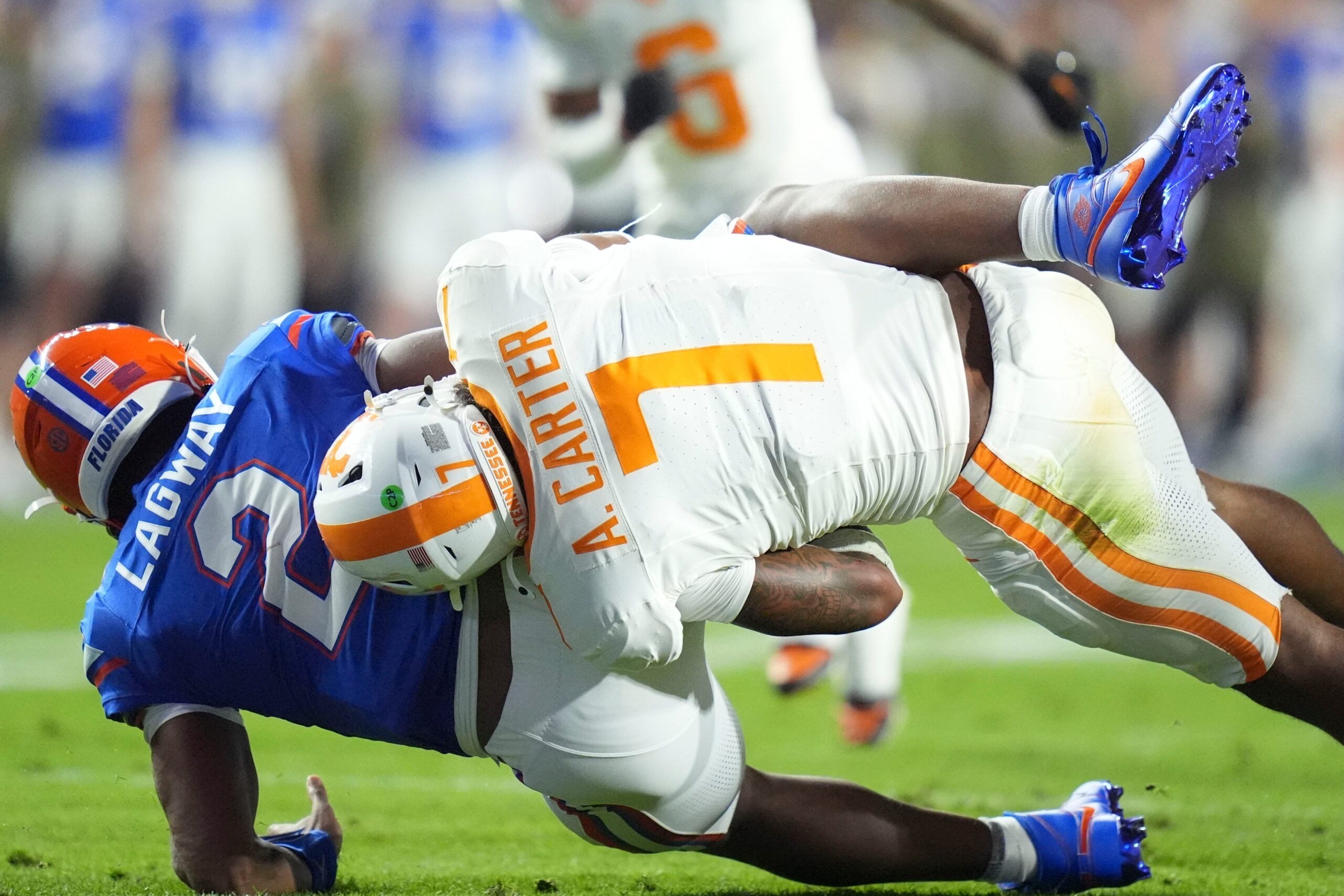 Tennessee LB Arion Carter to withdraw from draft, enter transfer portal instead, per report