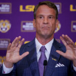 Lane Kiffin, LSU head coach.