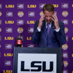 LSU coach Lane Kiffin.