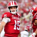 Fernando Mendoza celebrates.