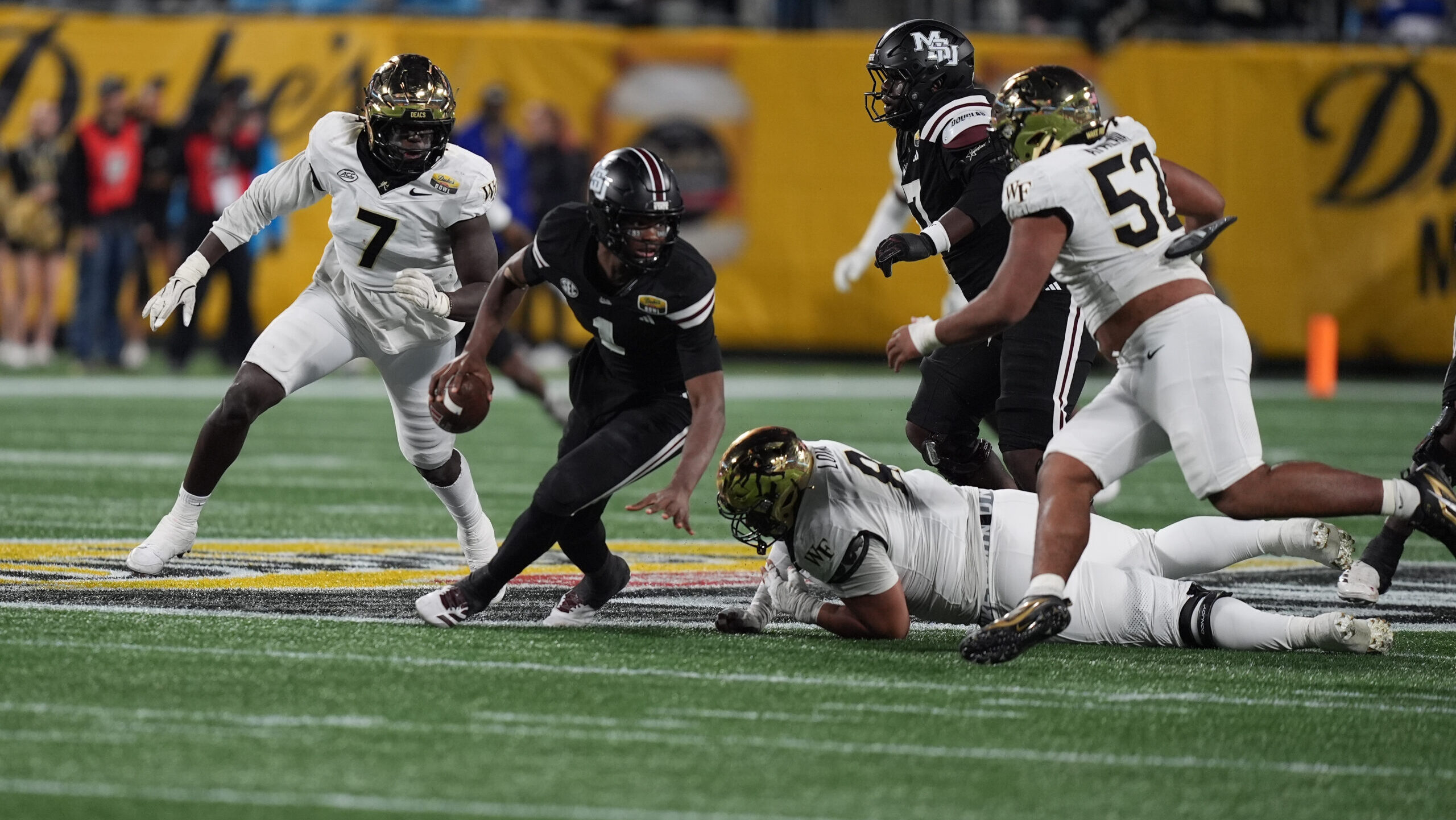 Kamario Taylor dodges major injury after taking scary hit in bowl game