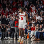 Georgia leading scorer Jeremiah Wilkinson.