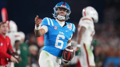 Ole Miss quarterback Trinidad Chambliss