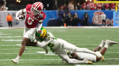 Indiana plays Oregon in football.