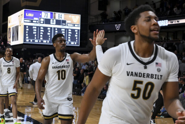 Vanderbilt is 16-0 and ranked No. 10 in the country.