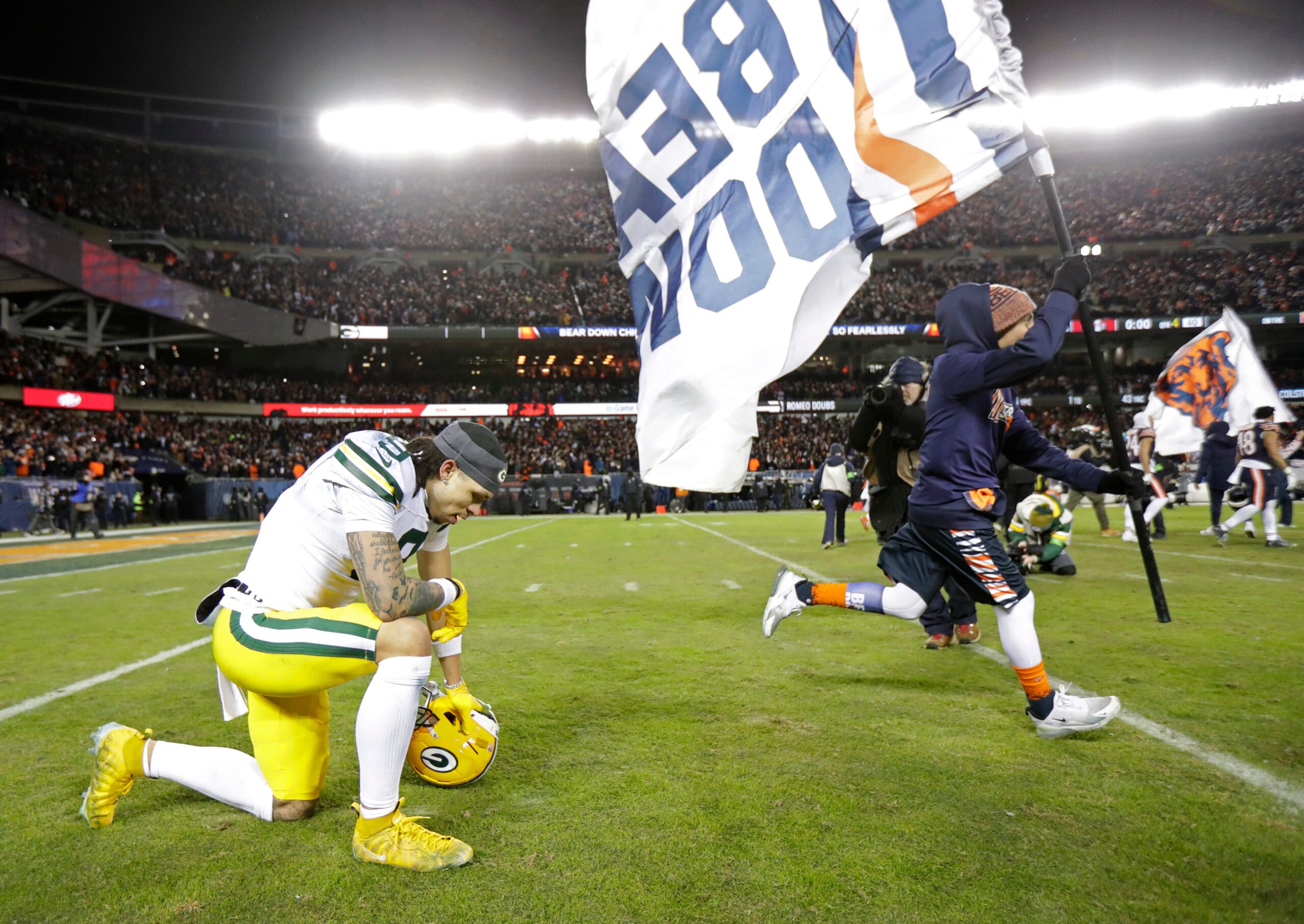 Kirk Herbstreit shares video of his reaction to dramatic ending in Chicago-Green Bay playoff game