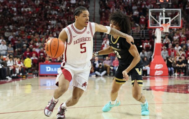 Arkansas freshman Darius Acuff Jr.