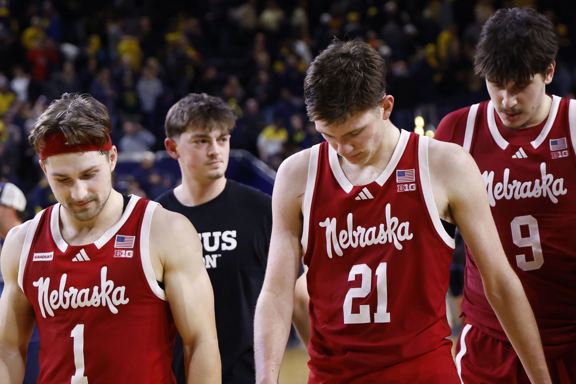 Shorthanded Huskers see 24-game winning streak snapped