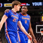 Alex Condon and Rueben Chinyelu of Florida.