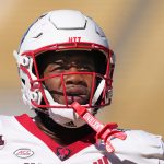 Jacarrius Peak shown during an NC State game.