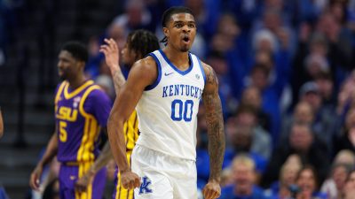 Otega Oweh leads Kentucky vs LSU in SEC Tournament.