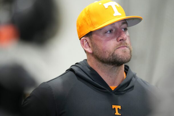Tennessee baseball coach Josh Elander.